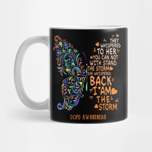 COPD butterfly i am the storm Mug